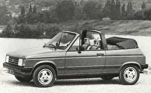 La Talbot Samba Cabriolet fut produite de 1982 1986